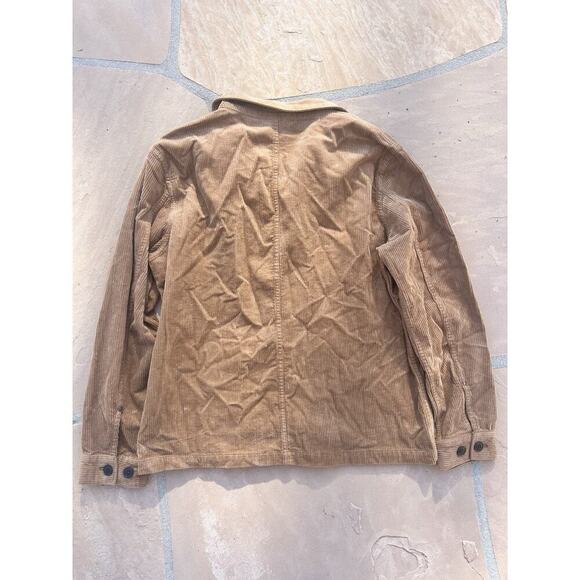 Peter Millar Mens size L Crown Corduroy Chore Coat Brown MSRP $225 EUC CC - Picture 4 of 6